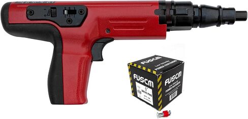 3/4" Top Hat Fastener + .27 Cal Semi-Auto Powder Actuated Tool with power indicator in Kuwait