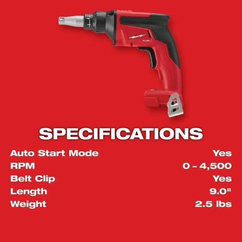 2866-20 Portable Power Screw Guns for Milwaukee M18 FUEL 18V Drywall Screw Gun - Bare Tool in Kuwait