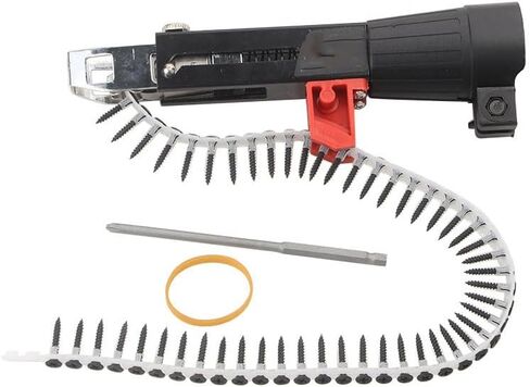 Automatic Screw Driver Chain Nail Gun Adapter Electric Drill Nozzle Woodwork Screw Drive Auto Feed Power Tool Part Attachment in Kuwait