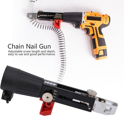 Drywall Screw Adapter, Automatic Chain Nail Electric Drill Screw Tightening Equipment, for Gypsum Board, Partition Wall, Wood Board in Kuwait