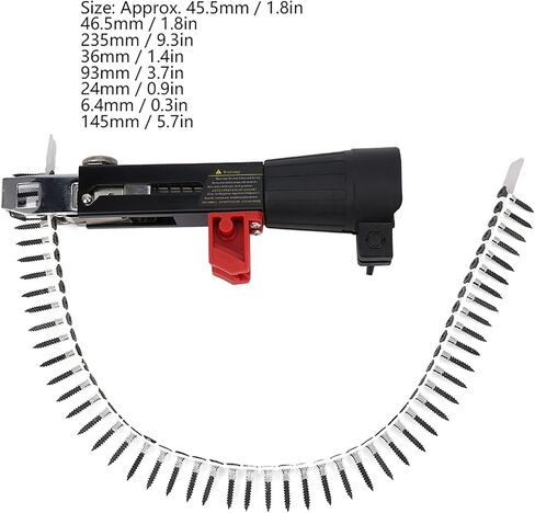 Drywall Screw Adapter, Automatic Chain Nail Electric Drill Screw Tightening Equipment, for Gypsum Board, Partition Wall, Wood Board in Kuwait