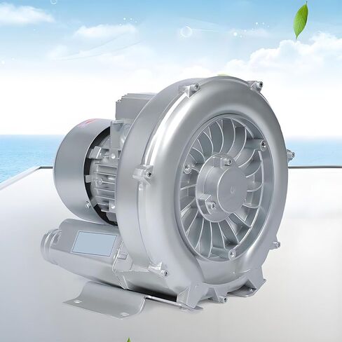 High-Pressure Vortex Ring Blower, Vortex Air Pump Industrial Centrifugal Blower, for Fish Ponds Aquariums Farms Kitchen Bathroom Hydroponics in Kuwait