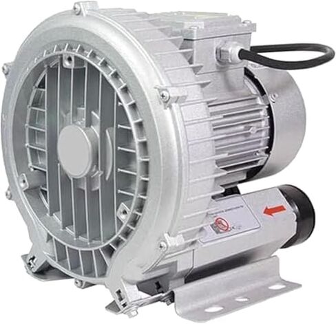 Regenerative Blower High-Pressure Vortex Ring Phase Blower Industrial Vacuum Pump,Vortex Ring Blower for Fish Ponds, 120W-1100W Industrial Ventilation, 180W 0.24HP Electric Motor for Basemen in Kuwait