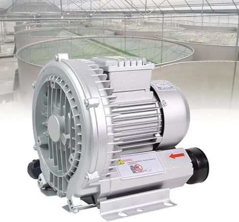 Regenerative Blower High-Pressure Vortex Ring Phase Blower Industrial Vacuum Pump,Vortex Ring Blower for Fish Ponds & Workshops, 1.5KW Industrial Air Extractor with Dust Filter, Commercial V in Kuwait