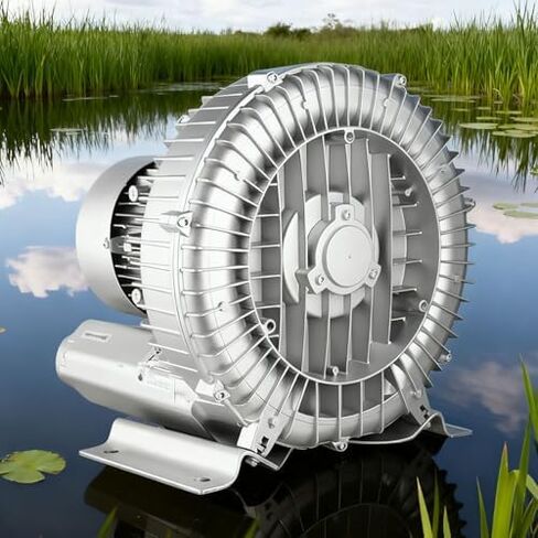 Regenerative Blower High-Pressure Vortex Ring Phase Blower Industrial Vacuum Pump,High-Pressure Regenerative Blower, 120W-1500W, 0.16HP-2.04HP Vortex Ring Air Blower for Sewage Aeration, AQU in Kuwait