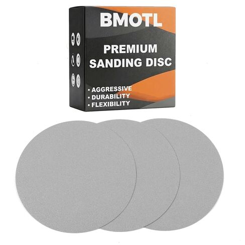 6 Inch Film Sanding Discs: 320 400 600 800 1000 1500 2000 Grit Assortment | 100Pcs, No-Hole Hook and Loop Sandpaper Disc, Premium Zirconia, Wet Dry Sand Paper for DA & Random Sander Automotive/Mteal in Kuwait