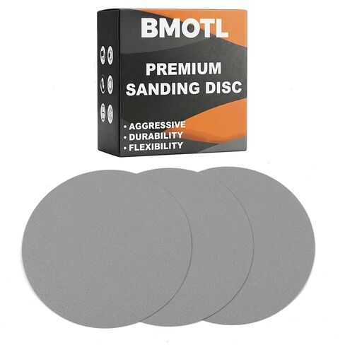 6 Inch Film Sanding Discs: 320 400 600 800 1000 1500 2000 Grit Assortment | 100Pcs, No-Hole Hook and Loop Sandpaper Disc, Premium Zirconia, Wet Dry Sand Paper for DA & Random Sander Automotive/Mteal in Kuwait