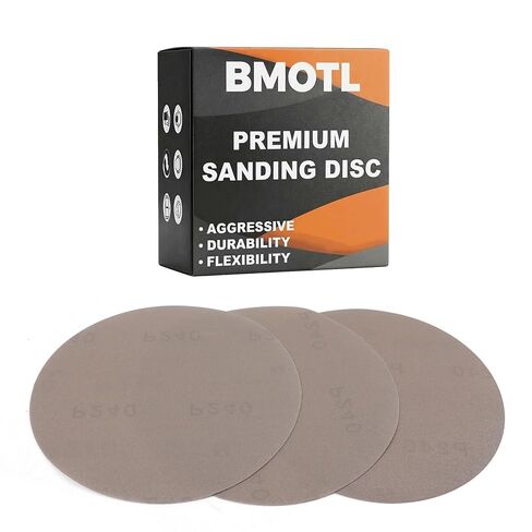 6 Inch Film Sanding Discs: 320 400 600 800 1000 1500 2000 Grit Assortment | 100Pcs, No-Hole Hook and Loop Sandpaper Disc, Premium Zirconia, Wet Dry Sand Paper for DA & Random Sander Automotive/Mteal in Kuwait