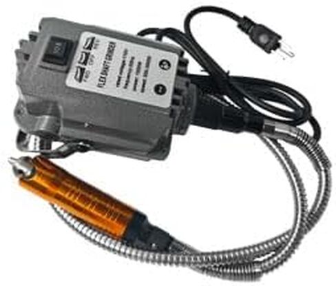1000W Flex Shaft Rotary Tool with 500-30000RPM Hanging Grinder | 1000W power motor, 500-30000RPM speed, stepless foot pedal control, metal flexible shaft, jewelry craft grinding kit in Kuwait