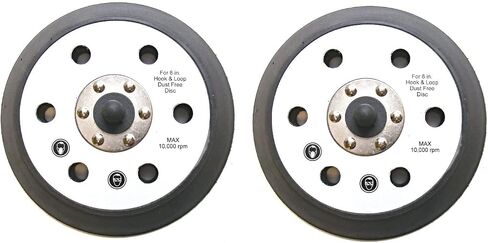 2-Pack Replacement Pads for Porter Cable Orbit Sanders Replaces for 16000 A14387 7336 97366 6" Diameter in Kuwait
