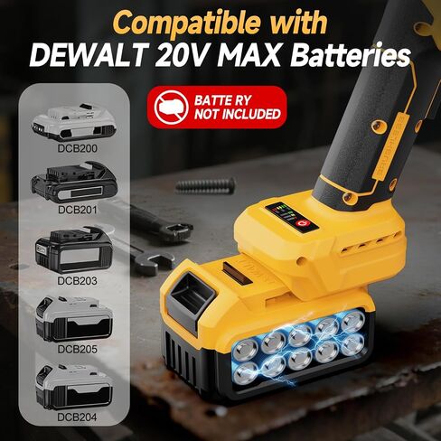 Cordless Angle Grinder, Brushless 4-1/2" Power Grinder Compatible with DeWalt 20V MAX Battery, 3-Speed, 7000 RPM, for Cutting, Grinding, Polishing – Tool Only (Battery Not Included) in Kuwait