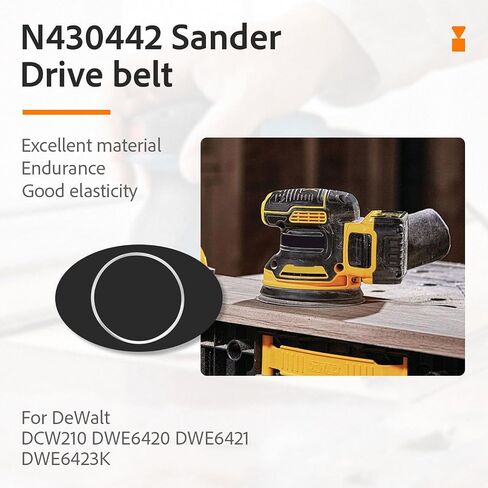 N430442 Sander Belt For DeWalt DCW210 DWE6423K 903373 DWE6420 DWE6421(2Pck) in Kuwait