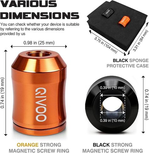 2 Pack Magnetic Bit Holder,N52 Bit Magnetizer for Drill & Impact Driver,Anti-Drop Screw Ring for Tight Spaces,Furniture Assembly & Home Repair in Kuwait