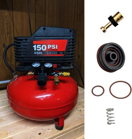 N008792 Air Compressor Regulator Repair Kit For Porter Cable/Craftsman/Dewalt/Ridgid, Compatible with D55155 D55167 D55168 D55684 1WC94 1WC95 C002 C006 23400S Compressor Regulator Replacement Parts in Kuwait