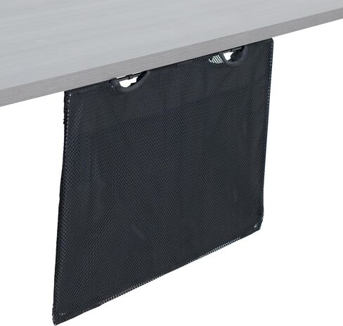 VIVO Black 71 inch Under Desk Privacy and Cable Management Organizer Sleeve, Wire Hider Kit Panel System, DESK-SKIRT-71 in Saudi Arabia
