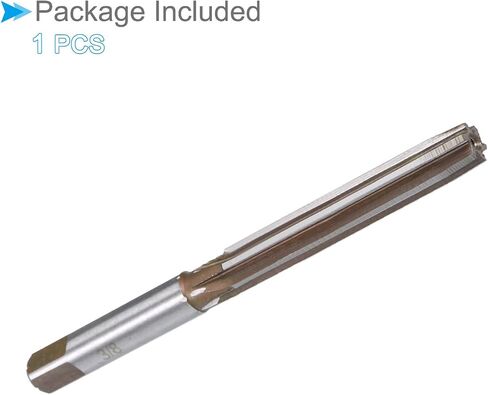 Hand Reamer, 3/8" Cutting Dia. 6 Flutes, High Speed Steel Milling Cutter Tool - / Applications: for Aluminum Plastic Wood Copper in Kuwait