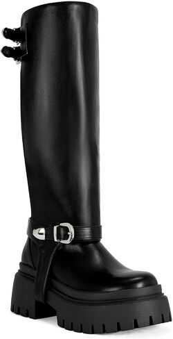 AZALEA WANG Rampage 2-Way Harness Boot in Kuwait