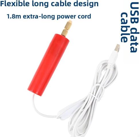 for MINI Electric Drill Set with 13 Bits for Resin, Wood, Jewelry, Paper, Metal Sheets, for acrylic and Aluminum Projects with Quick Change Chuck and Extended Cord (red) in Kuwait