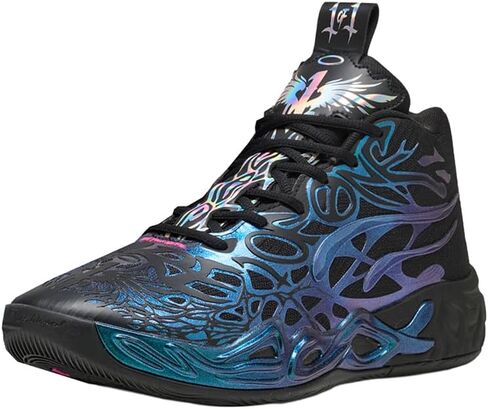 PUMA Mens X Lamelo Ball Mb.04 Reflections Basketball Sneakers Shoes - Black - Size 9 M in Kuwait