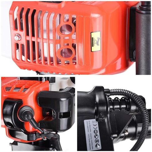 Gas Post Driver 32.7cc Pile Pounder 2 Stroke Gasoline T Post Driver Portable Petrol Post Punder Light Weight in Kuwait