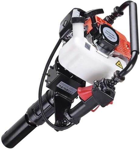 Gas Post Driver 32.7cc Pile Pounder 2 Stroke Gasoline T Post Driver Portable Petrol Post Punder Light Weight in Kuwait