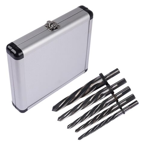 M2 HSS Taper Chucking Reamer 5pcs Set 1/2" Shank 5-Spiral Flute | Covers 3/8", 1/2", 5/8", 3/4", 1"; For steel, metal, wood, alloy, plastic, Bridge construction & general reaming in Kuwait