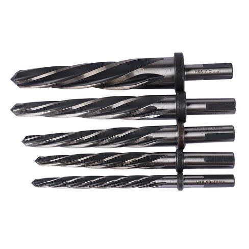 M2 HSS Taper Chucking Reamer 5pcs Set 1/2" Shank 5-Spiral Flute | Covers 3/8", 1/2", 5/8", 3/4", 1"; For steel, metal, wood, alloy, plastic, Bridge construction & general reaming in Kuwait