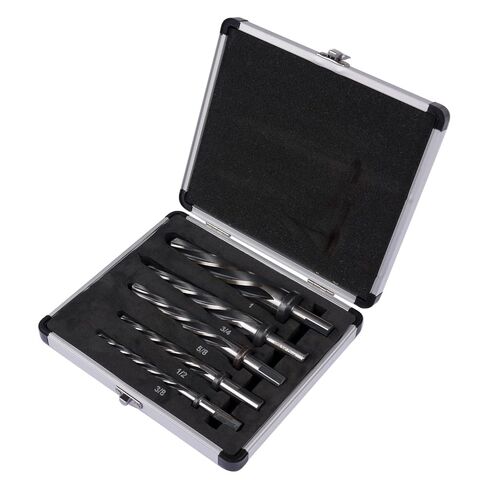 M2 HSS Taper Chucking Reamer 5pcs Set 1/2" Shank 5-Spiral Flute | Covers 3/8", 1/2", 5/8", 3/4", 1"; For steel, metal, wood, alloy, plastic, Bridge construction & general reaming in Kuwait