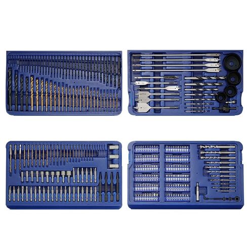 WORKPRO Drill Bit Set, 300-Piece Drill and Driver Accessory Set for Metal, Wood, Cement Concrete and Plastic with Storage Case, W004549A in Kuwait
