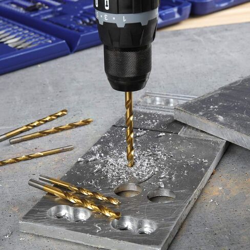 WORKPRO Drill Bit Set, 300-Piece Drill and Driver Accessory Set for Metal, Wood, Cement Concrete and Plastic with Storage Case, W004549A in Kuwait