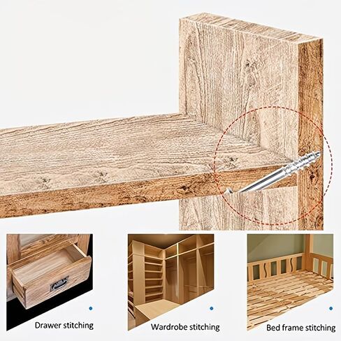 Professional 14pc Pocket Hole Drilling Kit - 15 Degree Angled Jig System with Multi-Size Drive Connectors (6/8/10mm) for Accurate Wood Joinery in Kuwait