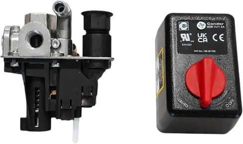 Power Switch Replacement for Fits Fortress 26 Gallon 175 PSI Ultra Quiet Air Compressor | Part #601773 | Fits Model 57336 | ON/OFF Compressor Control Switch in Kuwait