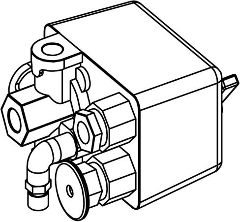 Power Switch Replacement for Fits Fortress 26 Gallon 175 PSI Ultra Quiet Air Compressor | Part #601773 | Fits Model 57336 | ON/OFF Compressor Control Switch in Kuwait