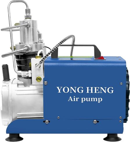YONG HENG 4500Psi/30Mpa/ High Pressure Air Compressor Pump, LCD Display Pcp Air Compressor Pump, Auto-Stop Version with Built-in Water-Oil Separator Filter, for Filling PCP Air Rifle in Kuwait
