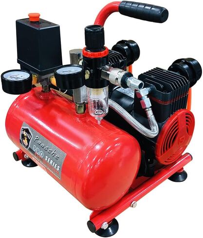 Paasche Airbrush Compressor with Tank and Regulator | With Tank, With Regulator in Kuwait