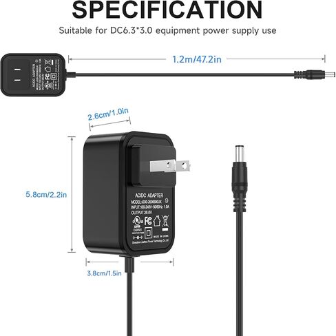 24V Charger for Snow Joe & Sun Joe 24V IBAT24 and 24VBAT Series Batteries | Compatible with 24VBAT 24VBAT-LTE 24VBAT-LT 24VBAT-XR 24VBAT-LTW IBAT24-LTE IBAT24-LT IBAT24-XR Power Supply in Kuwait