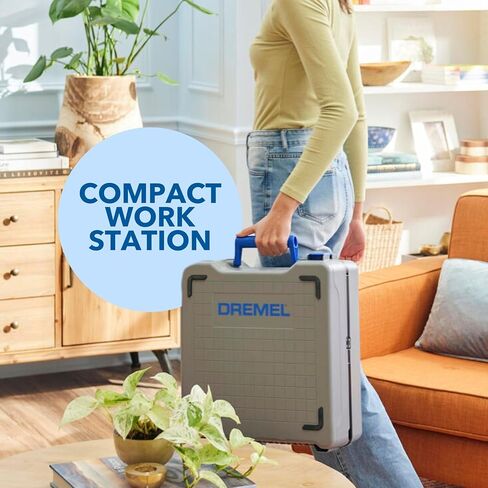 Dremel Blueprint 12V Bundle - Portable Saw Station with Brushless Compact Circular and Multi-Purpose Cutting Case + Brushless Project Multi-Tool with Integrated Application Selector in Kuwait