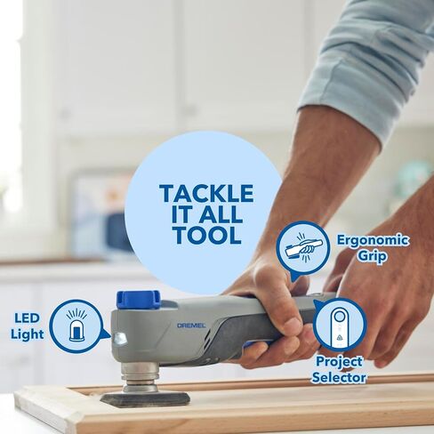 Dremel Blueprint 12V Bundle - Portable Saw Station with Brushless Compact Circular and Multi-Purpose Cutting Case + Brushless Project Multi-Tool with Integrated Application Selector in Kuwait
