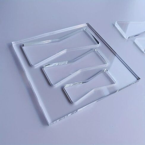 Bow Router Template Set Clear Acrylic Woodworking Multi Size Guide Jig (Transparent) in Kuwait