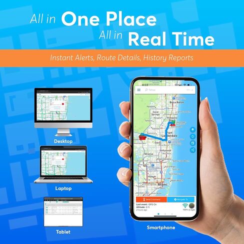 Optimus 3.0 GPS Tracker - 1 Month Battery - 4G LTE - for Vehicles and Assets – Real-Time GPS Tracking Device – Instant Alerts in Saudi Arabia