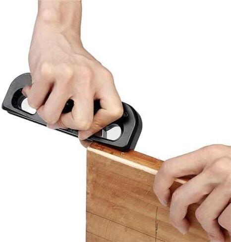 Woodworking Chamfering Planer and Edge Trimmer, DIY Edge Trimming Tool, 45-degree R-angle Dual-purpose Wood Planer for Wood Board Edge Trimming and Corner Rounding in Kuwait