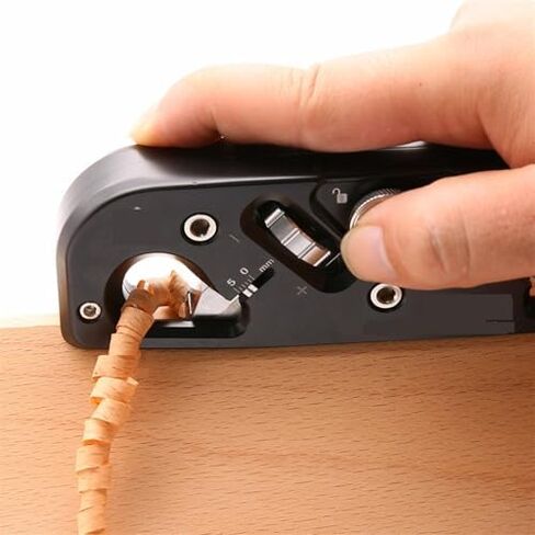 Adjustable Electric Planer for Quick Wood Trimming and Chamfering Dual Cutter Design for Precision Woodworking Hand Tool in Kuwait