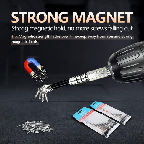 High Magnetic Screwdriver Drill Bit Set-10Pcs Fixion Tools K5 Non-Slip Bit | Magnetic K5 Impact Resistant Bit, Non-Slip 2 Phillips Driver Bits with Adjustable Positioning Bit for Home Improvement in Kuwait