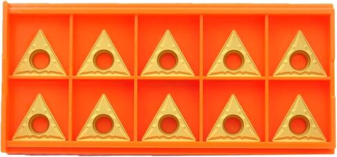TCMT32.51 tcmt16t304 Carbide Inserts, TCMT Replacement Lathe Turning Insert for Steel, CVD Coated for Semi-Finishing, 10 pcs in Kuwait