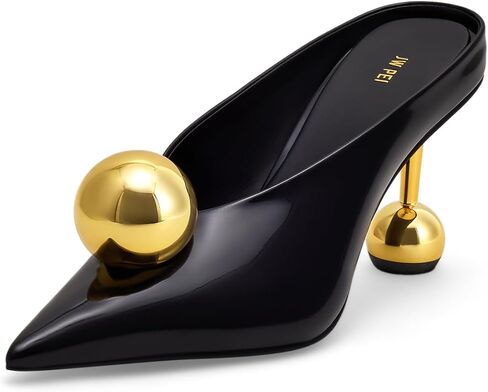 JW PEI Women's Sofia Angled Vamp Heel Mules in Kuwait