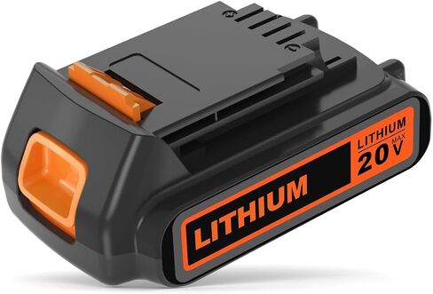 18.5V-20 Volt MAX 2.0Ah Compatible with Black and Decker Battery 18.5V-20 Volt LBXR20 LBX20 LB20 LB2X4020, Compatible with All Black & Decker 18.5V-20V Cordless Power Tools B&D Battery in Kuwait