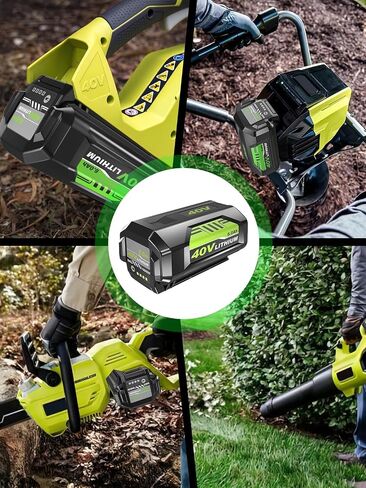 2Pack 6.0Ah 40V Battery Replacement for Ryobi 40V Battery | Compatible with Ryobi 40 Volt Battery Lithium OP4026 OP40261 OP4015 OP4040 OP40201 OP4050A OP4030 OP40401 Power Tools in Saudi Arabia