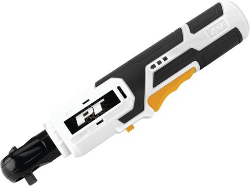 Performance Tool 4V 1/4 Inch Drive Cordless Ratchet - 0-230 RPM, 92 inch/lb Torque, Electric Ratchet, LED Light, USB-C, Electric Wrench, Auto Repair, White/Black in Kuwait