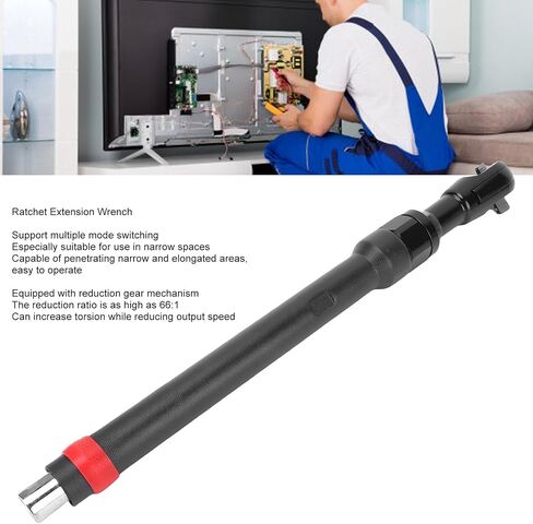 Fafeicy 1/2 Offset Extension Wrench, Impact Ratchet Extender Ratchet Wrench, for Electric Drill with 3/8 1/4 Adapters for Tight Spaces in Kuwait