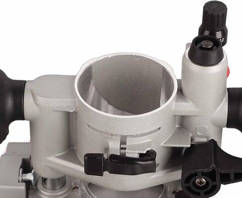 Compact Router Plunge Base Kit for Woodworking, Durable Aluminum Alloy Construction, Double Handle Trimming Machine Cover, Transparent Protective Cover, Fine Depth Adjustment with in Kuwait